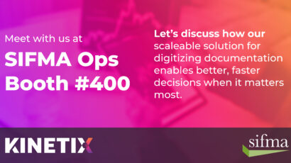 Kinetix at SIFMA Ops 2024